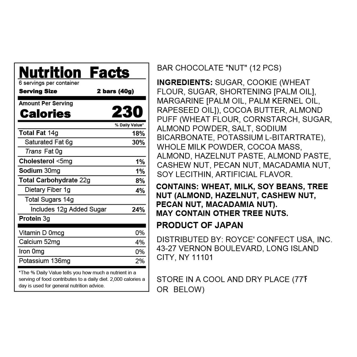 Bar Chocolate "Nut" (12 Pcs) - Image 5