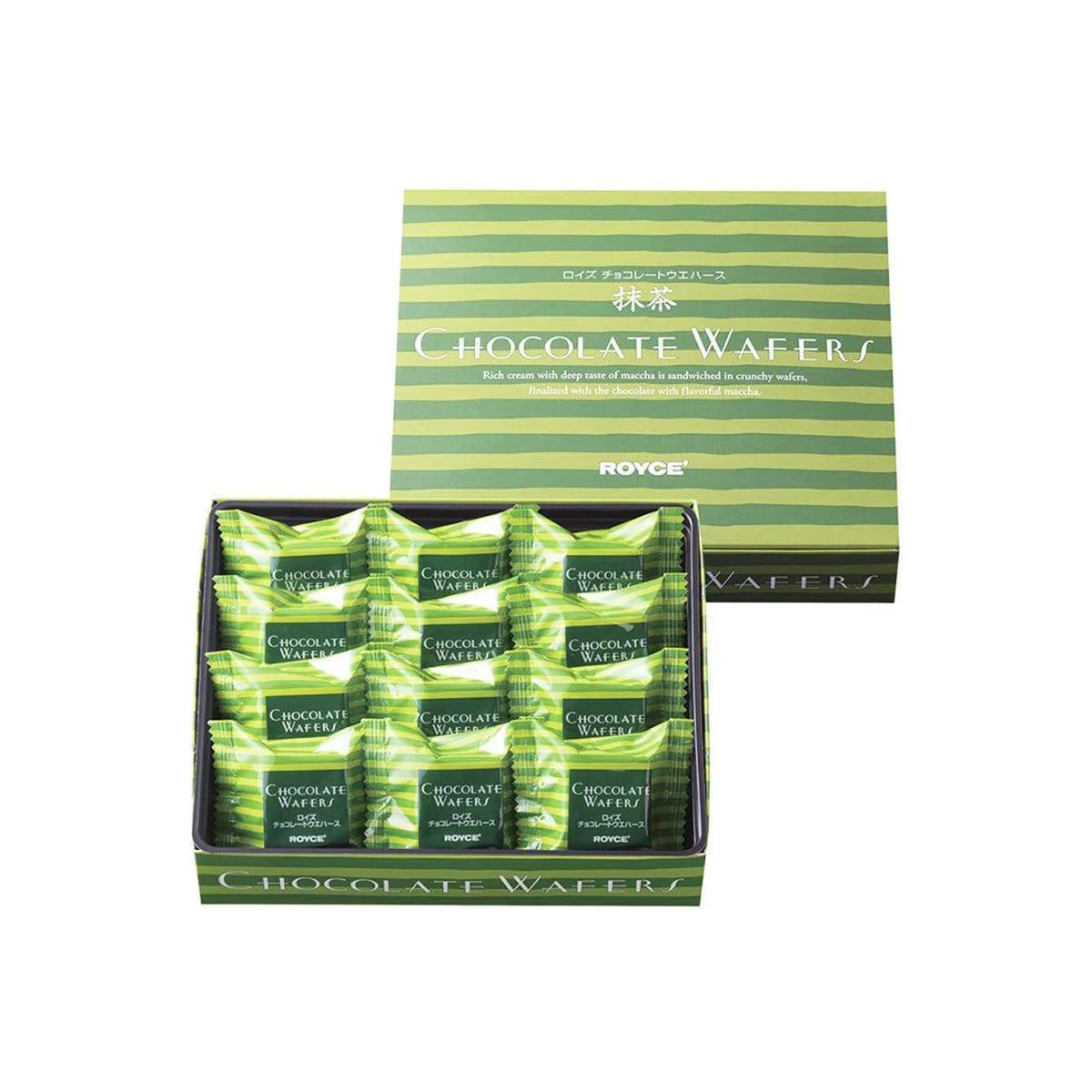 Chocolate Wafers "Matcha (12 Pcs)" - Image 6